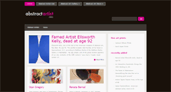 Desktop Screenshot of abstractartist.org